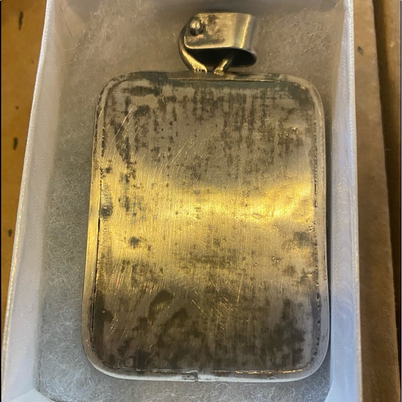 Sterling Buddha Pendant with 18k Bindi.  Retails $250 - Picture 2 of 2